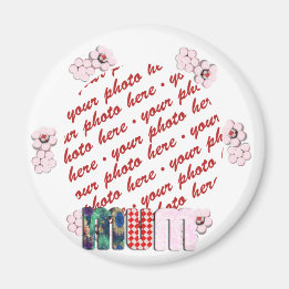 Patchwork "MORSA" Photo Ram Magnet