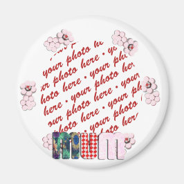 Patchwork "MORSA" Photo Ram Magnet