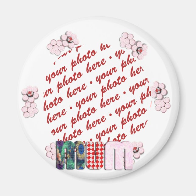 Patchwork "MORSA" Photo Ram Magnet (Framsidan)