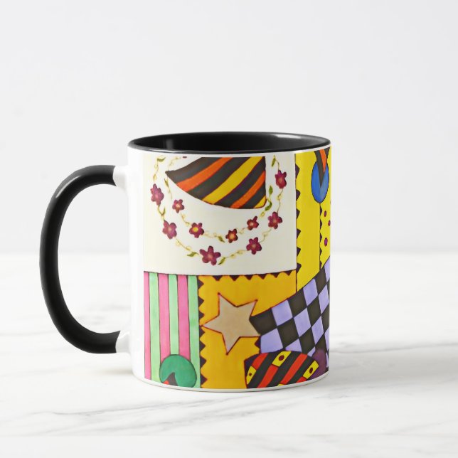 Patchwork mug mugg (Vänster)