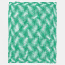 Patchwork Nigeria Flagga Mönster Fleecefilt