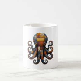 Patchwork Octopus Mugg