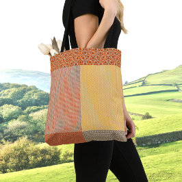 Patchwork of Mönster 1 Tote Tygkasse