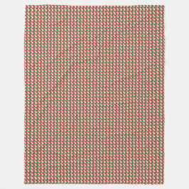 Patchwork Oman Flagga Mönster Fleecefilt