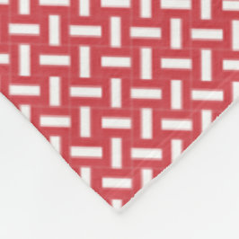 Patchwork Peru Flagga Mönster Fleecefilt