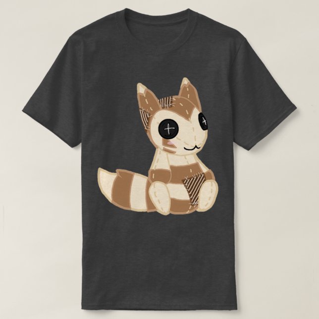 Patchwork Pocket Monsters Plush Furret  T Shirt (Design framsida)