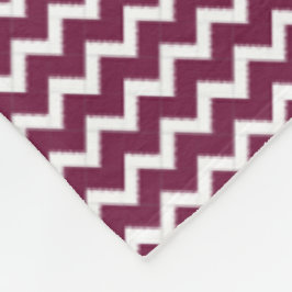 Patchwork Qatar Flagga Mönster Fleecefilt