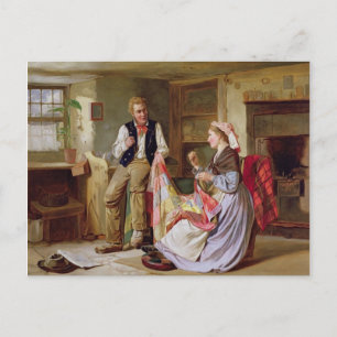 Patchwork Quilt av William Henry Midwood Vykort
