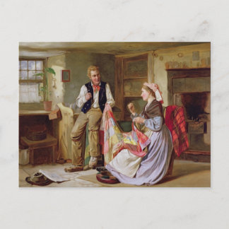 Patchwork Quilt av William Henry Midwood Vykort