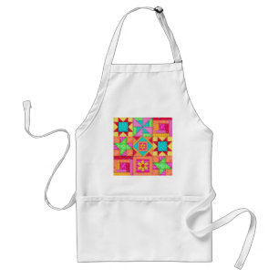 Patchwork Quilt Block Apron Förkläde