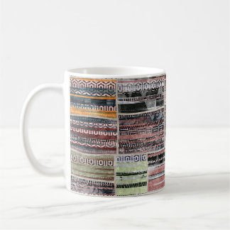 Patchwork Quilt Collage Seamless Print. Kaffemugg