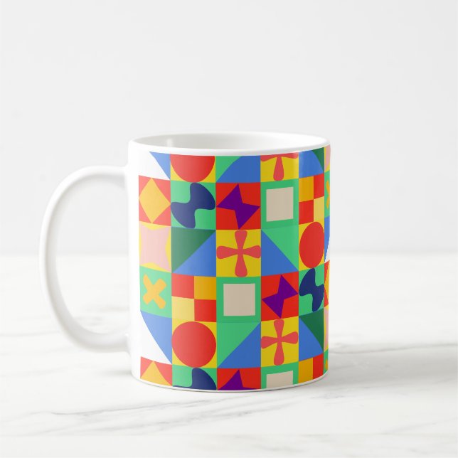 Patchwork Quilt Kaffemugg (Vänster)