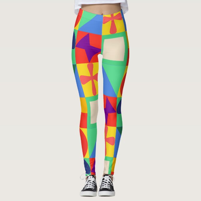 Patchwork Quilt Leggings (Framsida)