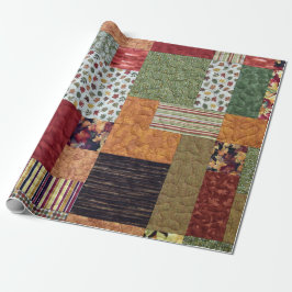 Patchwork Quilt Presentpapper