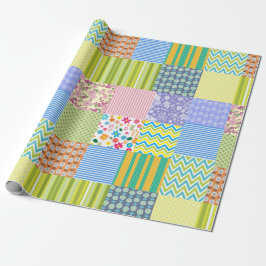Patchwork Quilt Presentpapper