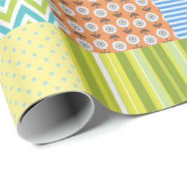 Patchwork Quilt Presentpapper