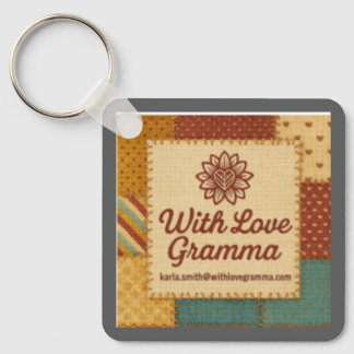 Patchwork Quilt WAN Keychain Nyckelring