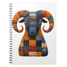Patchwork Ram bärbar dator Anteckningsbok