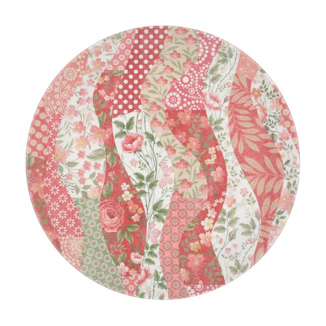 Patchwork ro: Sömlös mönster design. (Framsidan)