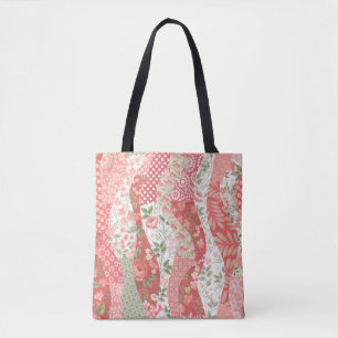 Patchwork ro: Sömlös mönster design. Tygkasse