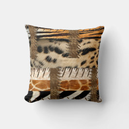 "Patchwork Safari Chic" Kudde