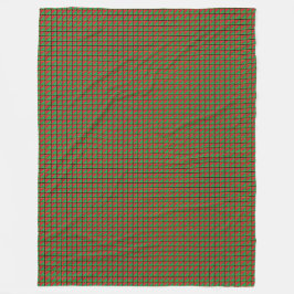 Patchwork Saint Kitts och Nevis Flagga Mönster Fleecefilt