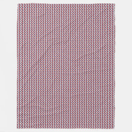 Patchwork Serbien Flagga Mönster Fleecefilt