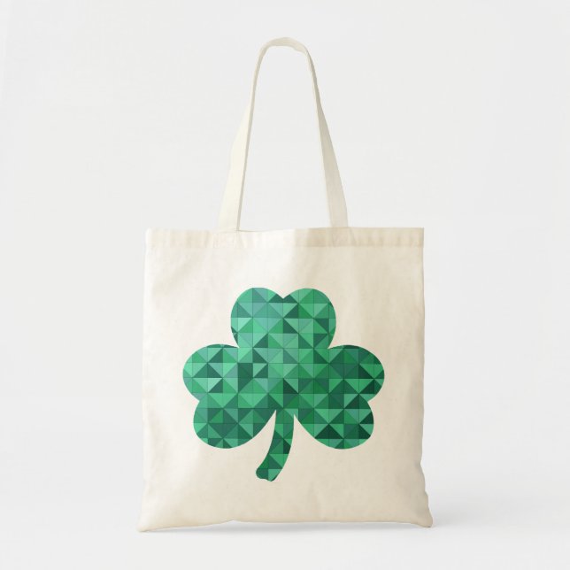 Patchwork Shamrock Tygkasse (Framsidan)