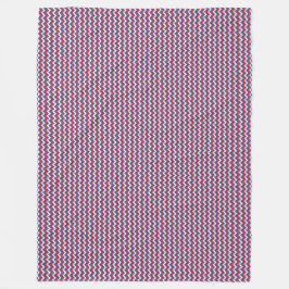 Patchwork Slovenska Flagga Mönster Fleecefilt