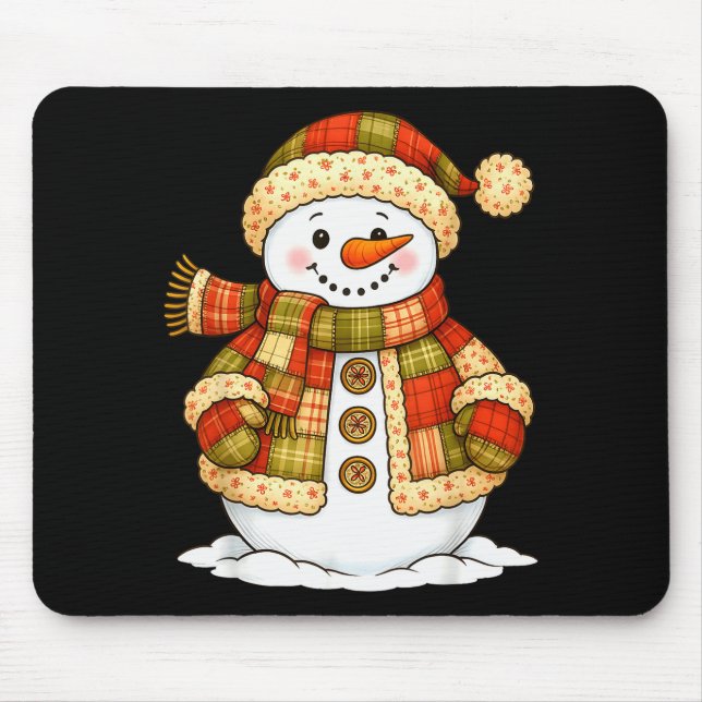 Patchwork Snorman Retro Rolig Snorman Jul Jul Musmatta (Framsidan)
