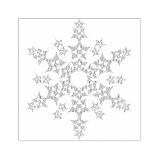 Patchwork Snowflake Stämpel