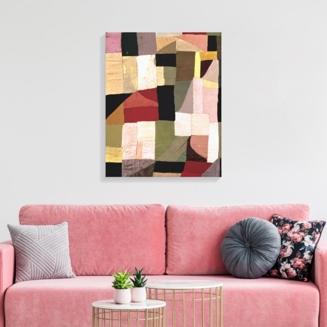 Patchwork (Sonsäng) | Sonia Delaunay | Canvastryck (Insitu (Vardagsrum))