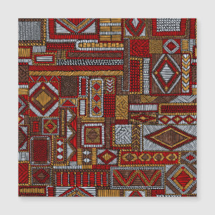 Patchwork Stil Embroied Ethnic Print