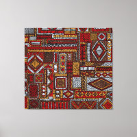 Patchwork Stil Embroied Ethnic Print