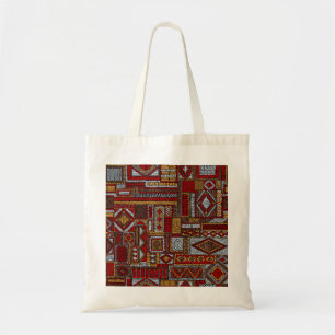 Patchwork Stil Embroied Ethnic Print Tygkasse