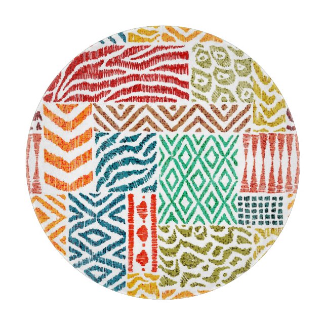 Patchwork Struktur: Hand-Drawn Animal Print (Framsidan)