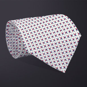 Patchwork Sydkorea Flagga Mönster Slips