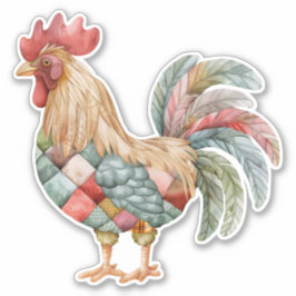 Patchwork Tupp Sticker Klistermärken