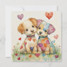 Patchwork Valp Alla Hjärtans Dag
