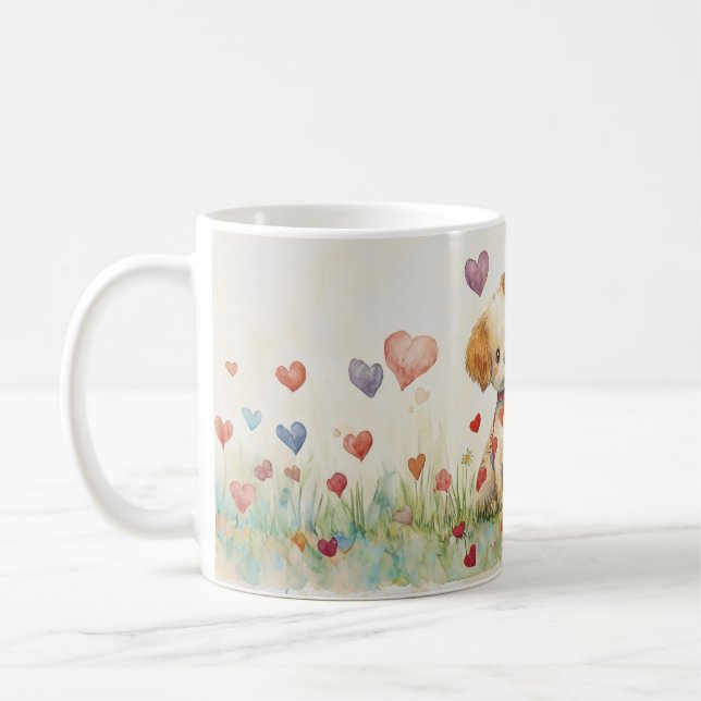 Patchwork Valps Valentine Kaffemugg (Vänster)