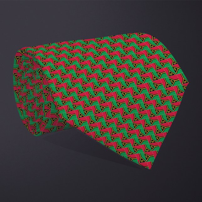 Patchwork Vanuatu Flagga Mönster Slips (Skapare uppladdad)