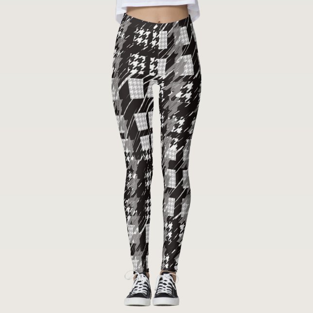 Patchworkdamasker Leggings (Framsida)