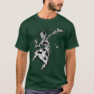 Patchworkflicka av uns tee