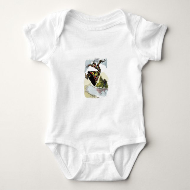 Patchworkflickan av uns t-shirt (Framsida)
