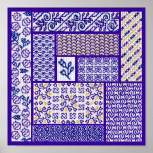 Patchworklilor Poster