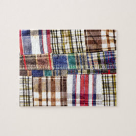 Patchworkpläd/Tartan Pussel