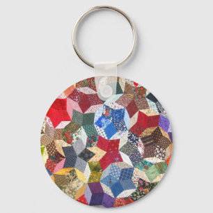 Patchworktäcke Nyckelring