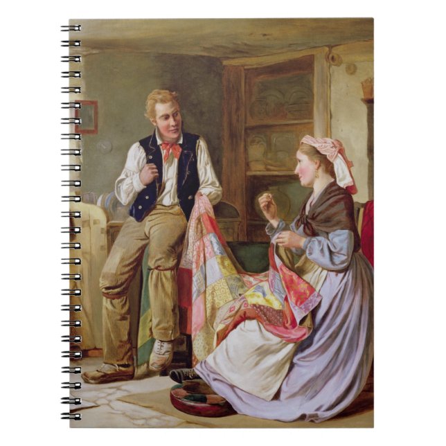 Patchworktäcket Anteckningsbok (Framsidan)