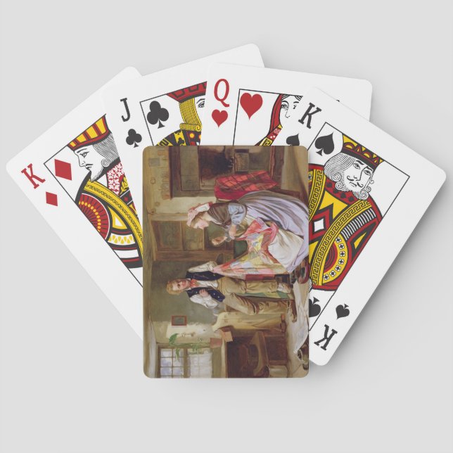 Patchworktäcket Casinokort (Baksidan)