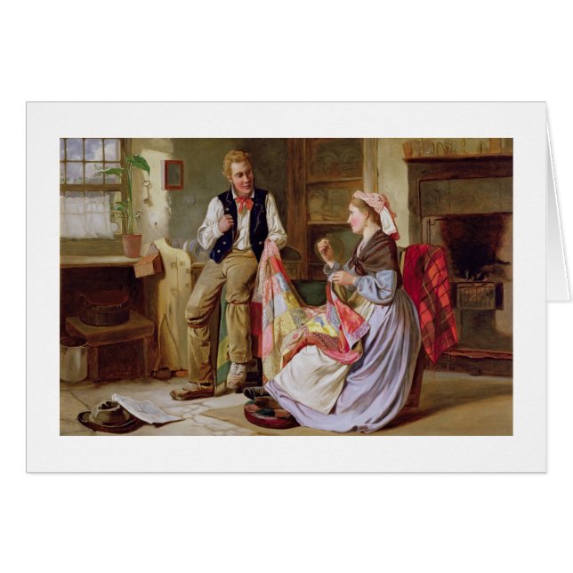 Patchworktäcket Hälsningskort (Framsidan Horizontal)